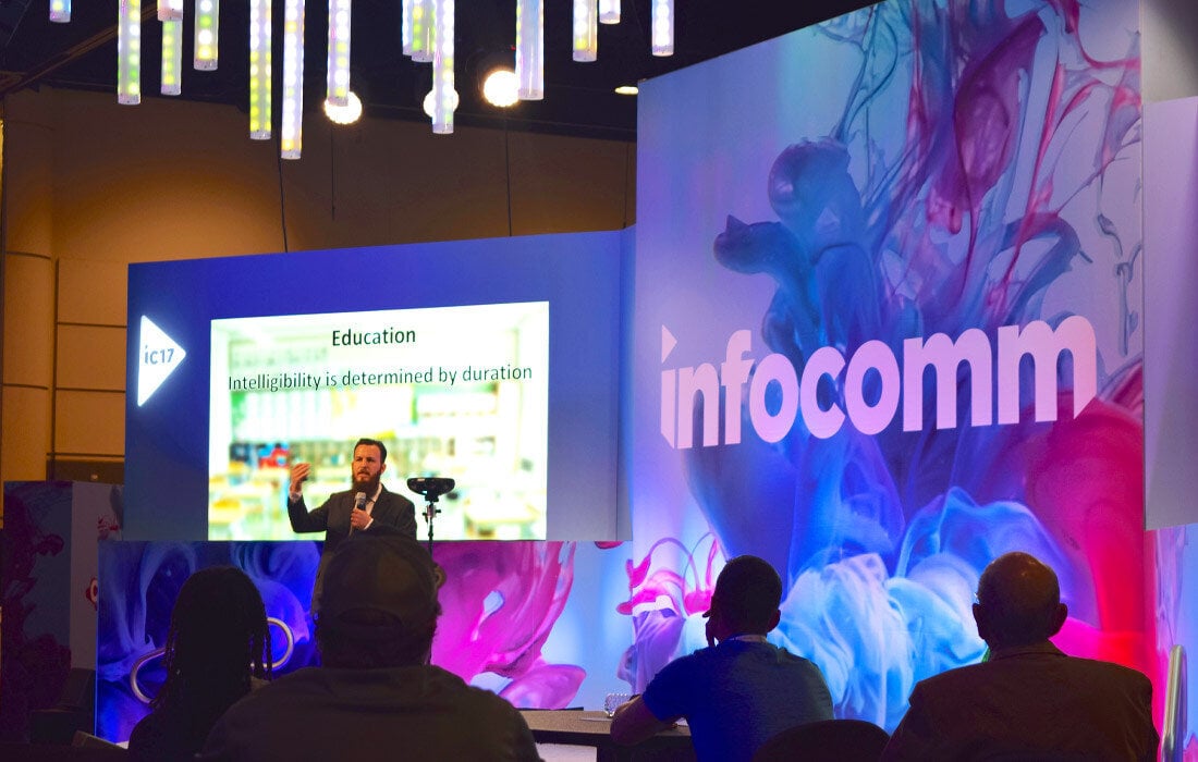 Center Stage at InfoComm 2017.