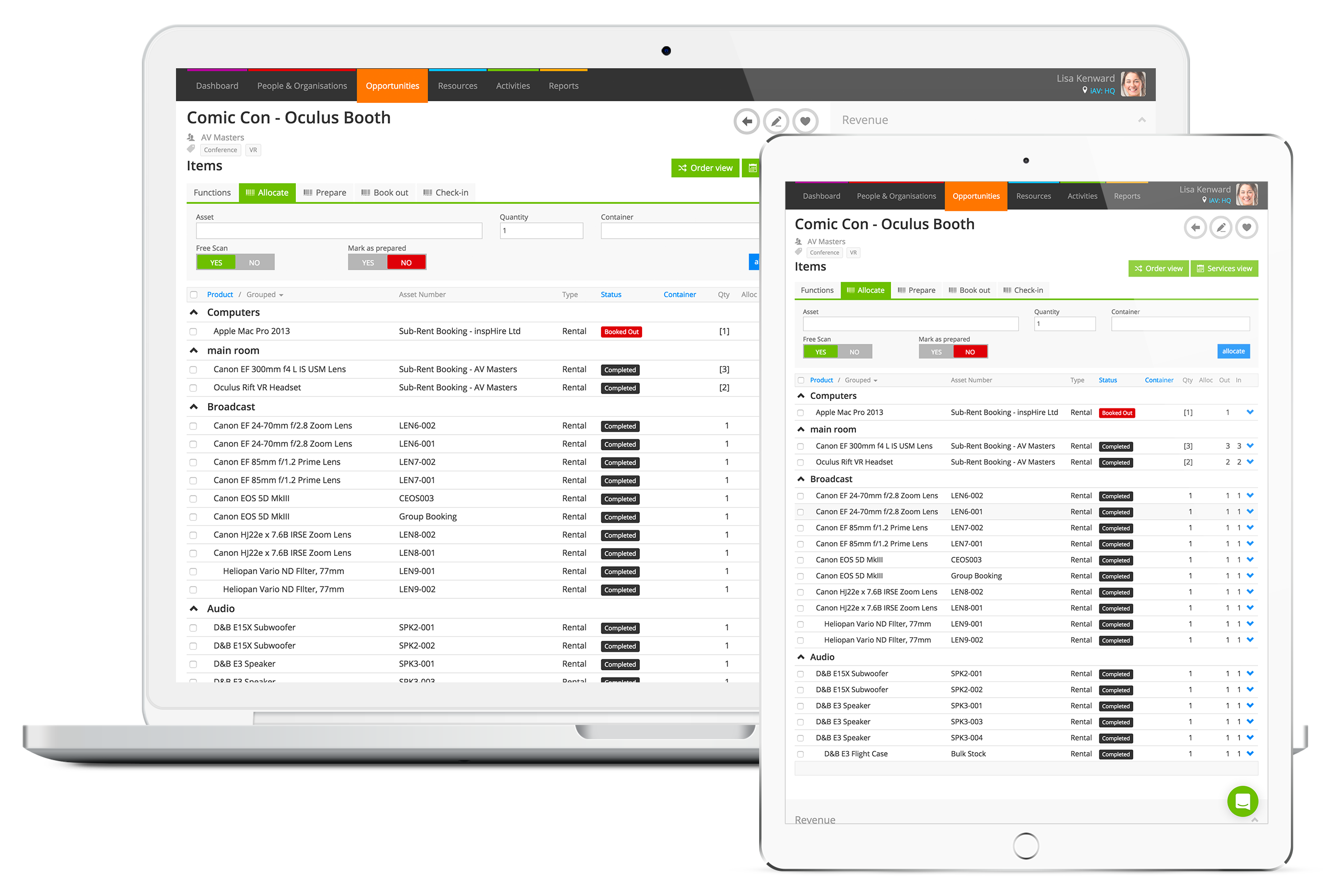 Scan Through the Entire Warehouse Process