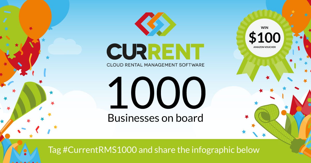 Tag #CurrentRMS1000 and share this page on Facebook and Twitter to enter our competition to be in with a chance of winning a $100 Amazon Voucher