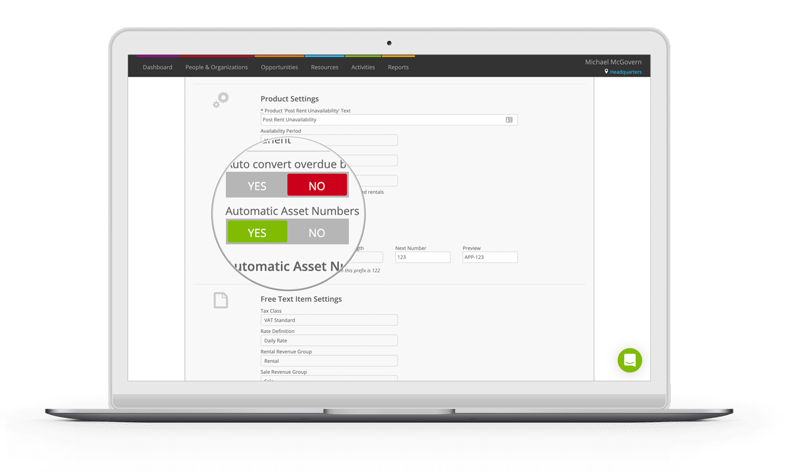 Automatically generate asset numbers in Current RMS