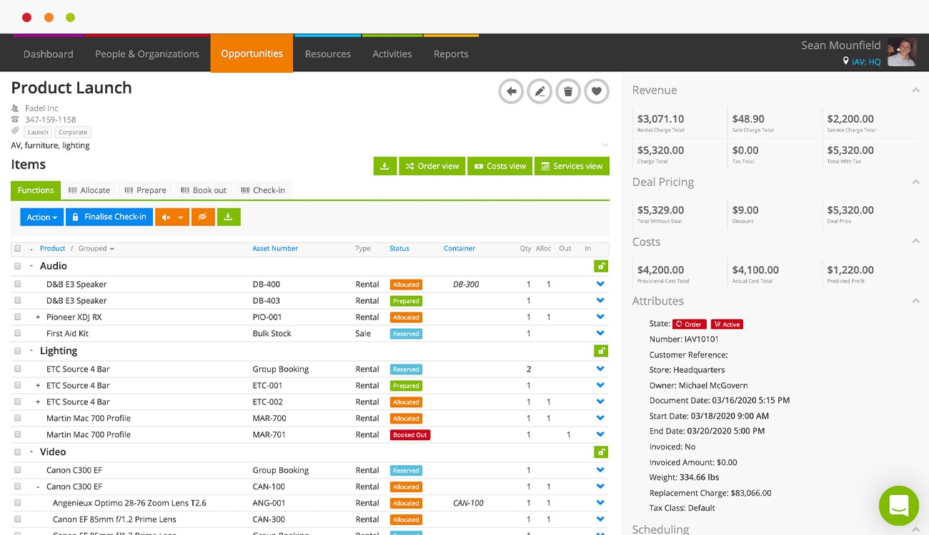 Track you gear with Current RMS