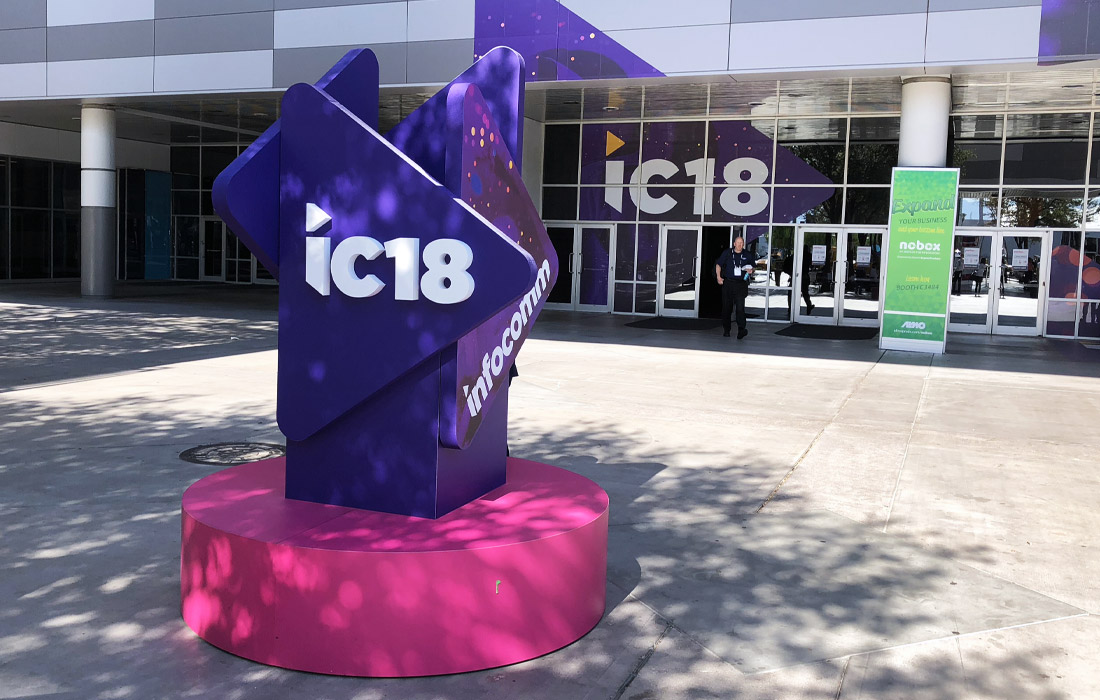 Almost 1,000 exhibitors were at this year’s InfoComm show!