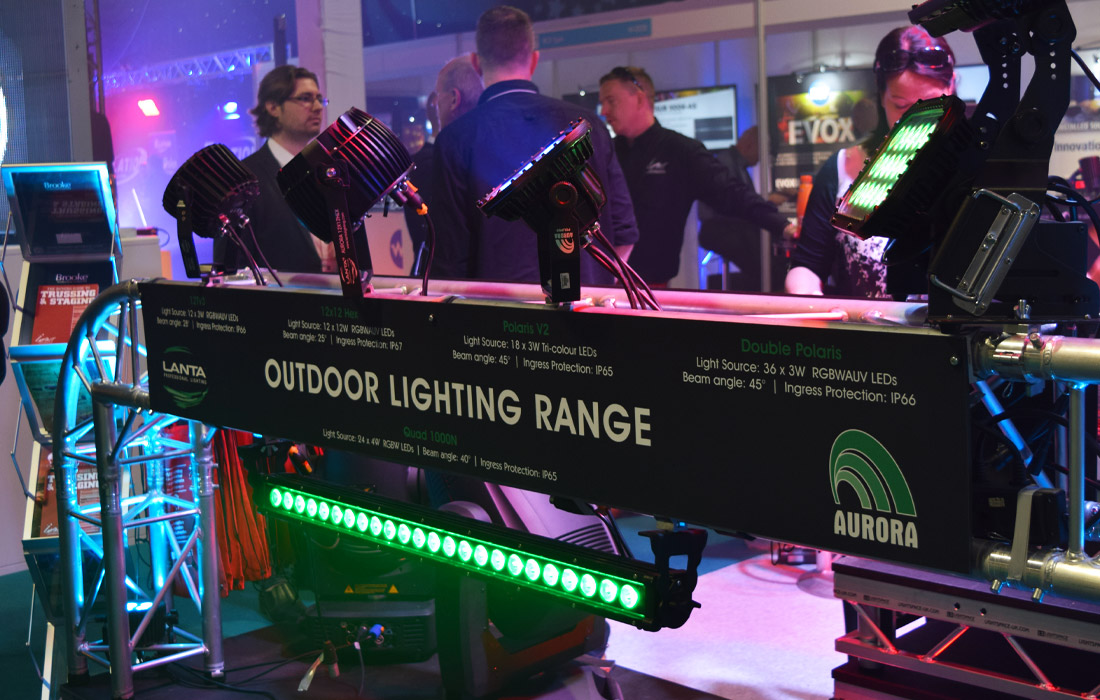 Outdoor Lighting Range on display.