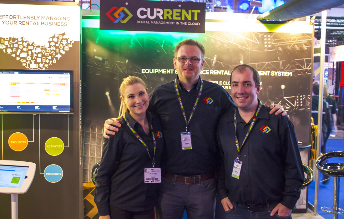 Lisa, Chris and Mark at PLASA London 2014