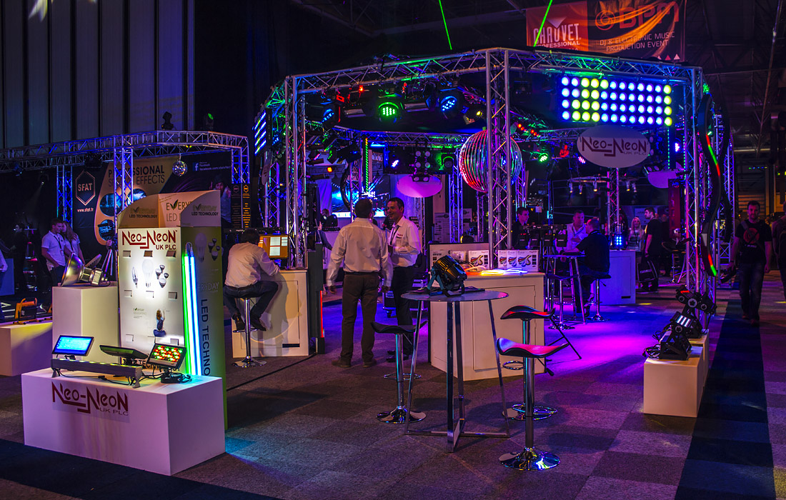 Neo Neon stand at PRO Show 2014