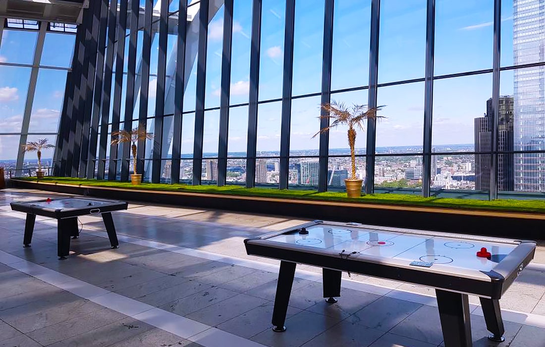 Xtreme’s activity rentals takes their team to lots of amazing locations, including the Sky Garden in London!