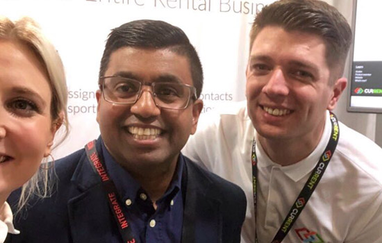 Arosh Fernando from WooHah Production visiting Current RMS at Integrate 2019 in Australia